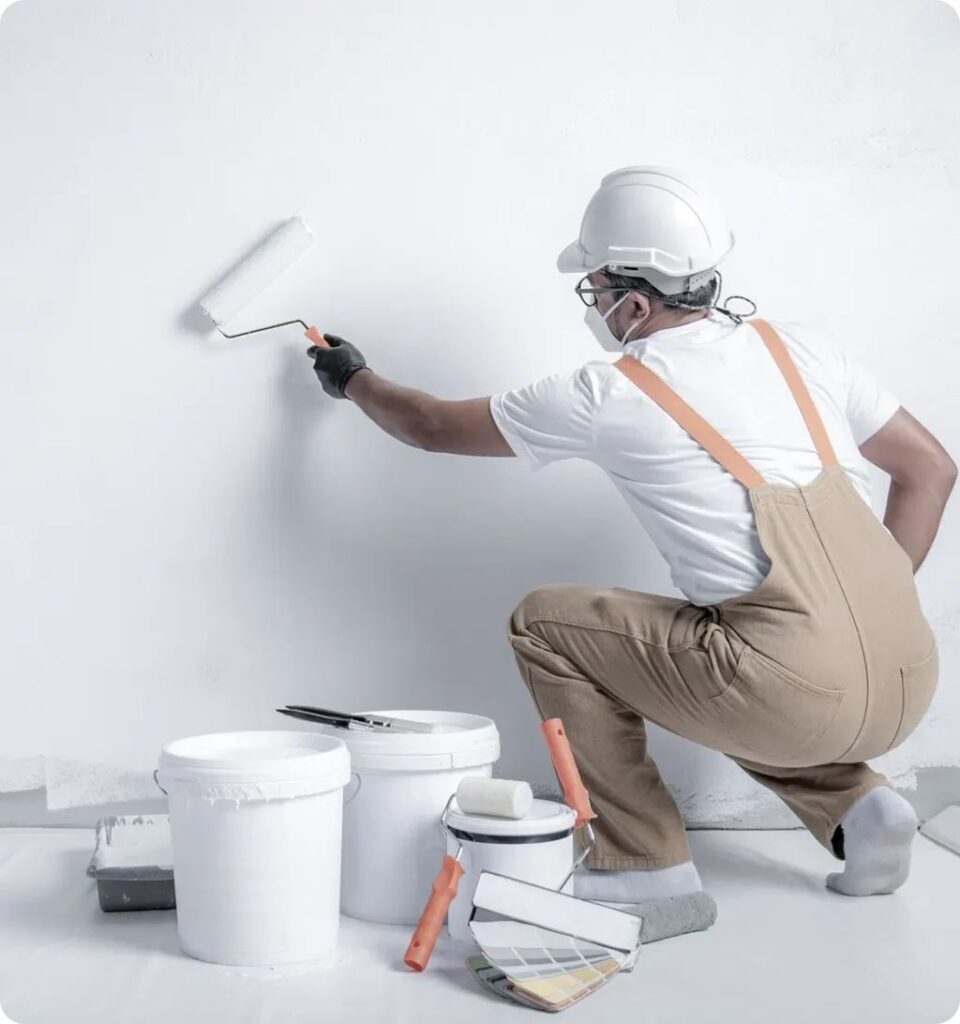 new home painting in Sunbury- Hallway painting