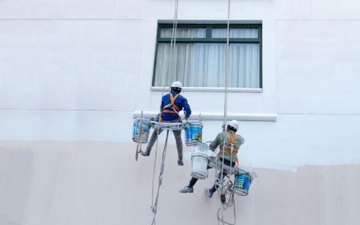 Commercial exterior painting in Gisborne, wall painting