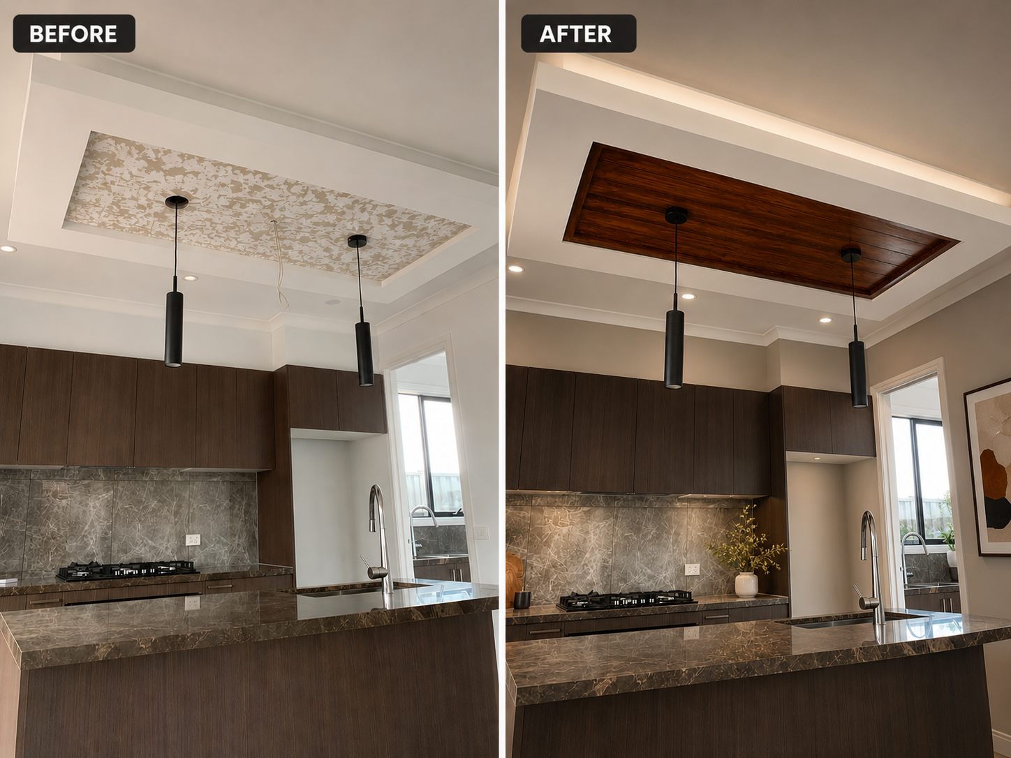 Interior painting project completed in Point Cook