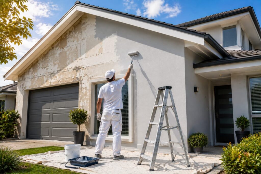 Repainting service in point cook— wall finish